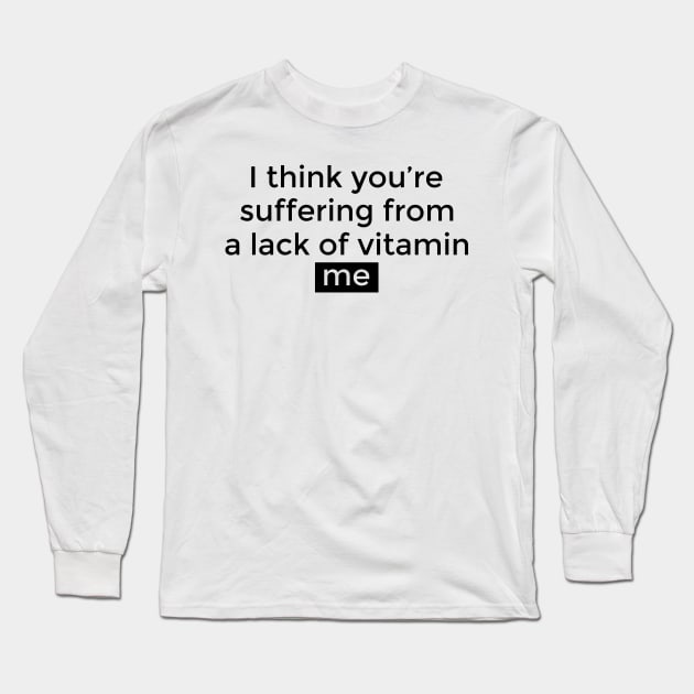 VITAMIN ME Long Sleeve T-Shirt by TheArtism